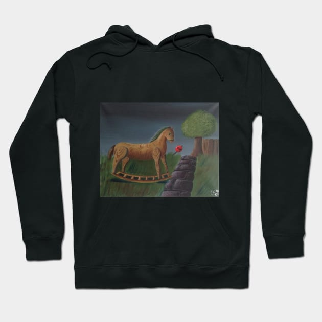 Rocking Horse in Park Hoodie by ManolitoAguirre1990